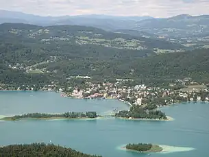 Luftbild von Pörtschach