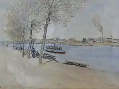 Wasserfront im Frühjahr 1909, im Musée des Beaux-Arts de Nice.
