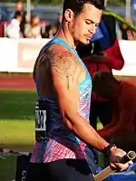 Kévin MenaldoRang zehn mit 5,45&nbsp;m