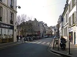 Sicht in die Rue d’Auteuil,vom Lycée Jean-Baptiste-Say