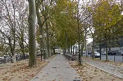 Quai d'Austerlitz auf Höhe des Gare d'Austerlitz