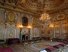 Thronsaal mit Verberckts Boiserien, Fontainebleau