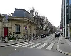 Sicht in die Straße vom Place du Chancelier-Adenauer