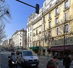 Blick in die Rue Ordener