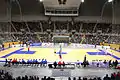 Handballspiel zwischen einer kantabrischen Auswahl und der spanischen Männer-Handballnationalmannschaft im Jahr 2013