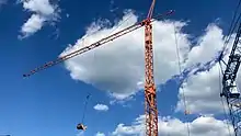 Peiner SMK 108/1 mit 28 m Hakenhöhe und 40 m Ausleger