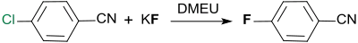 4-Fluorbenzonitril durch Halogenaustausch