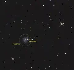 Die Supernova 2020rcq am 7. September 2020