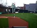 Bullpen und Outfield des PGE Park vor dem Umbau (April 2010)