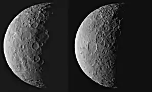 Ceres-Halbphase40.000&nbsp;km Abstand25. Februar 2015