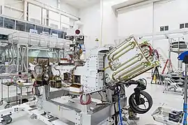 Kühlsystem der Radionuklidbatterie (MMRTG) – Mitte-rechts 8)