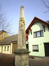 Sächsische Postmeilensäule in Brück, Ansicht 2