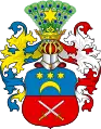 Eines von drei Wappen derer von Aubracht Prądzyński