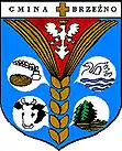 Wappen der Gmina Brzeżno