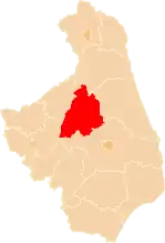 Lage des Powiat