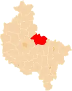 Karte des Powiat Gnieźnieński
