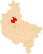 Karte des Powiat Obornicki