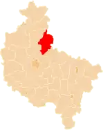 Karte des Powiat Wągrowiecki