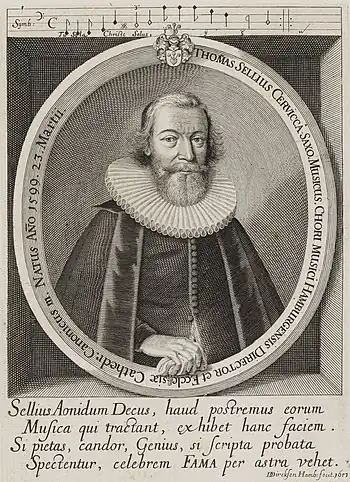 PPN663948940 Bildnis von Thomas Selle (1653)