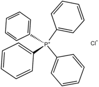 Strukturformel von Tetraphenylphosphoniumchlorid