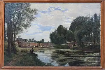 Das Wassertor und die Sandsteinbrücke in ArrasCharles Desavary