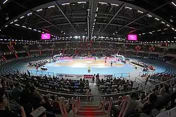 Basketballspiel zwischen Polen und Portugal (August 2014)