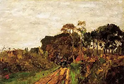 Heimweg (ungarisch Hazafelé) Öl auf Leinwand, ca. 1871, Privatsammlung