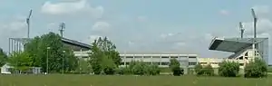 Außenansicht des Stadio Euganeo