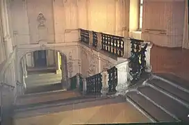 Treppe oben angelangt