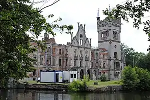 Die Ruine des Schlosses Koppitz