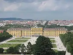 Der heutige Zustand (2005) nach der Restaurierung der Westfassade 2000