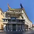 Tiberfassade („Klaviatur des Cembalo“), spanische Botschaft