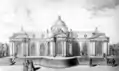 Das nicht mehr bestehende Palais Althan in den 1730er Jahren (Nr.&nbsp;63–67)