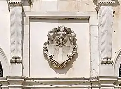 Wappen der Contarini an der Fassade