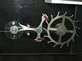 Modell der Schweizer Ankerhemmung