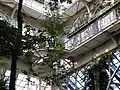 Treppe und Galerie (für&nbsp;Besucher gesperrt).