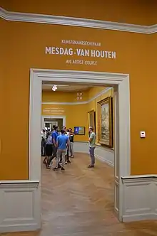 „Mesdag – van Houten, ein Künstlerpaar“ – einer der Räume im Museum Panorama Mesdag