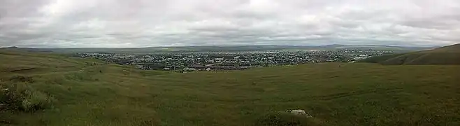Panorama der Siedlung Tschernyschewsk