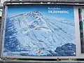 Panoramaschild Bergbahn Silberberg, Winterversion