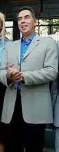 Platz sechs in seinem Vorlauf reichte Vasilis Papageorgopoulos (hier als Politiker im Jahr 2009) diesmal noch nicht für das Halbfinale