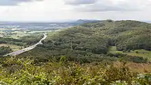Trassenführung am Wesergebirge
