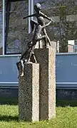 Drie spelende kinderen