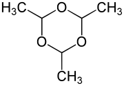 Struktur des Paraldehyds
