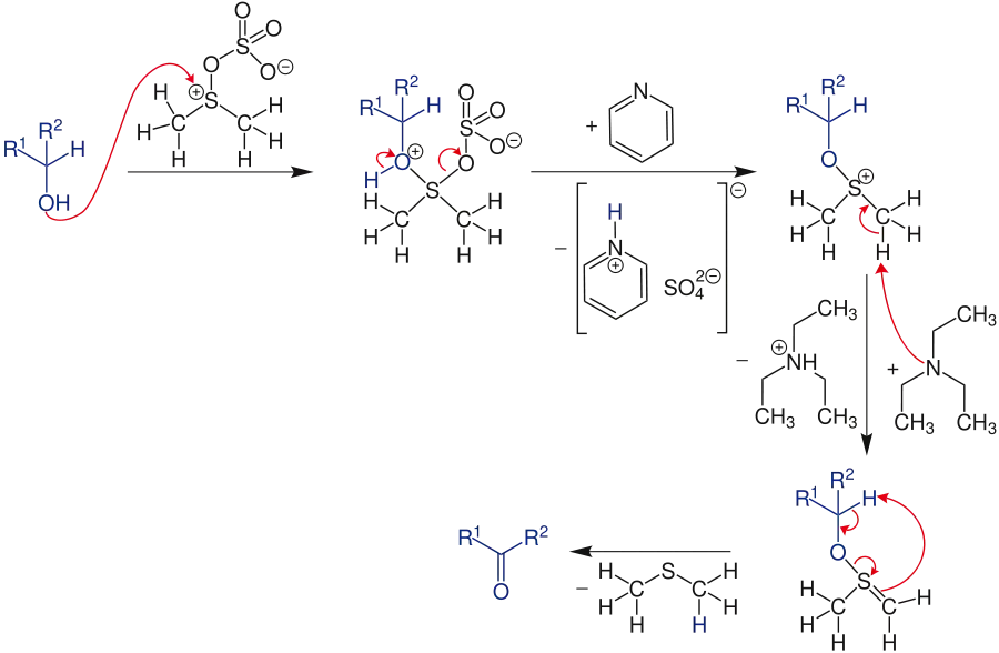 Parikh-Doering Oxidation Reaktionsmechanismus 3.svg