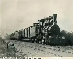 Paris–Reims-Express mit einer Lokomotive aus dem ersten Baulos