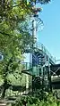 Wendeltreppe am Ende in Höhe des Boulevard périphérique