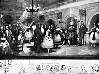 Lithographie Ballettsaal (1841)
