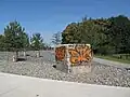 Schotterflächen entlang der Nord-Süd-Fernbahn