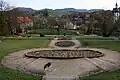 Gersfeld vom Schlosspark aus
