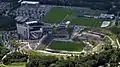 Bauarbeiten am neuen Parkstadion, Luftaufnahme (2016)
